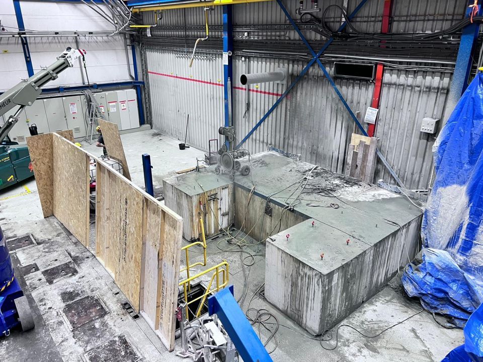 Verwijderen betonfundering Trioworld